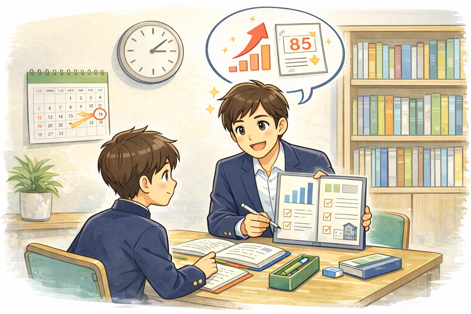 柔軟サポートイラスト